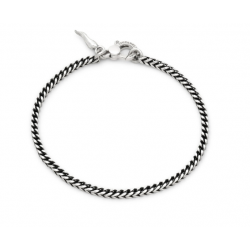 bracciale uomo giovanni raspini gioielli uomo grumetta quadra piccola - 12583L