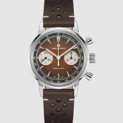 orologio uomo meccanico hamilton american classic intra-matic chronograph - H38429591