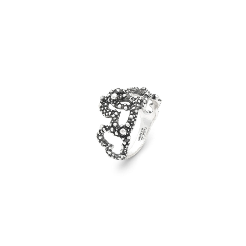 anello donna giovanni raspini cuori e monete cuori - 12614