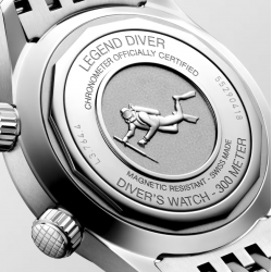 Thumbnail orologio uomo automatico longines heritage legend diver - L37644507