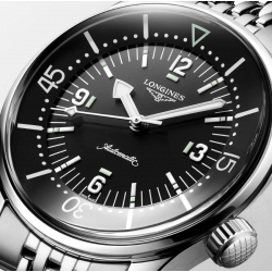 Thumbnail orologio uomo automatico longines heritage legend diver - L37644507